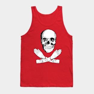 Skull with Mechanical Arms Tank Top